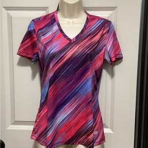Reel Legends Ladies V-neck Top w/Vibrant Brushed Color